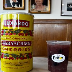 Luxardo cherry water ice