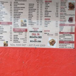 Carter's BBQ & Soul Food - This place maybe good fast it is not n cheap it isnt