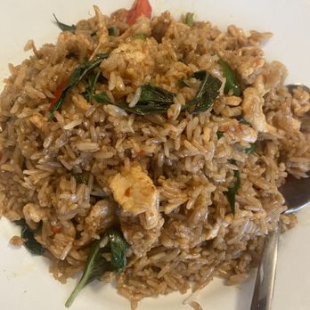 Mum Aroi - Spicy basil fried rice - Thai Near Me - Falls Church, Virginia Mum Aroi - Spicy basil fried rice - Thai Near Me - Falls Church, Virginia