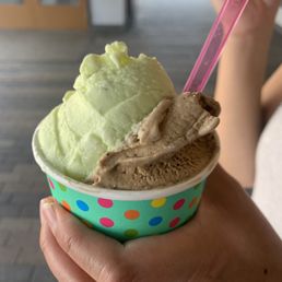 Pistachio and espresso