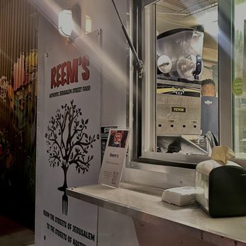 Reem's - Order window at Reem's - Food Trucks Near Me - Austin, Texas