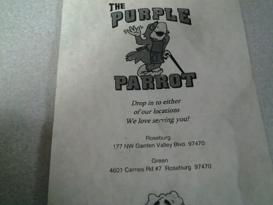 Menu photo 4 Purple Parrot Roseburg, OR Menu photo 4 Purple Parrot Roseburg, OR