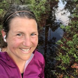 Point Washington State Forest - Water completely covering the trail!