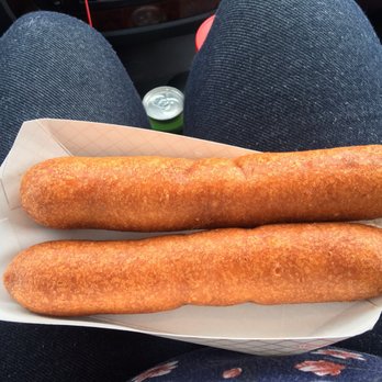 The Corndog - 2 piping hot gigantic corndogs. Yum! - Hot Dogs Near Me - St George, Utah