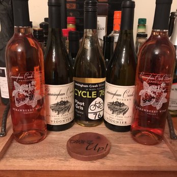 Cunningham Creek Winery - A few of the great wines from Cunningham Creek. - Wineries Near Me - Palmyra, Virginia Cunningham Creek Winery - A few of the great wines from Cunningham Creek. - Wineries Near Me - Palmyra, Virginia