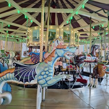 Merry-Go-Round Museum - These sea monsters were carved by a gentleman who was there the day we visited. Beautiful! - Museums Near Me - Sandusky, Ohio Merry-Go-Round Museum - These sea monsters were carved by a gentleman who was there the day we visited. Beautiful! - Museums Near Me - Sandusky, Ohio