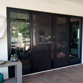 SOS Mobile Screens - Double sliding screen door w/ pet grills - Windows Installation Near Me SOS Mobile Screens - Double sliding screen door w/ pet grills - Windows Installation Near Me