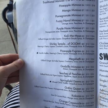 Julians - LOOK at this mimosa offering!! - New American Near Me - Providence, Rhode Island