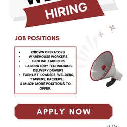 XL Pro Staffing and Consulting - WE ARE HIRING!
If you are interested apply & get a job today!