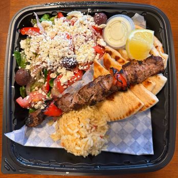 Greek Spot - Greek Spot Special Plate with Lamb Souvlaki - Greek Near Me - Sunnyvale, California Greek Spot - Greek Spot Special Plate with Lamb Souvlaki - Greek Near Me - Sunnyvale, California