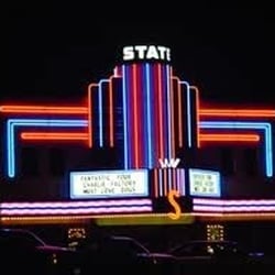 State Theatre - Night view of the theatre lights.