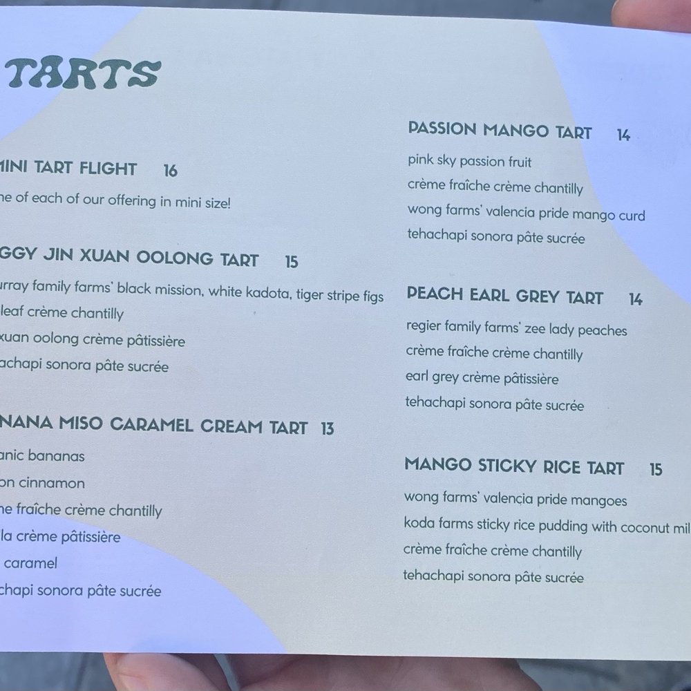 Pinecone Bakeshop Plus Cafe - Tart Menu - Coffee & Tea Near Me - Alhambra, California Pinecone Bakeshop Plus Cafe - Tart Menu - Coffee & Tea Near Me - Alhambra, California