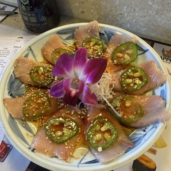 E Sushi - Jalapeño Yellowtail Sashimi - Japanese Near Me - Whittier, California