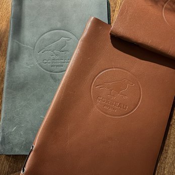 Corbeau - Pretty leather menus - Wine Bars Near Me - Tacoma, Washington Corbeau - Pretty leather menus - Wine Bars Near Me - Tacoma, Washington
