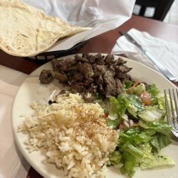 Beef Shwarma entree Beef Shwarma entree
