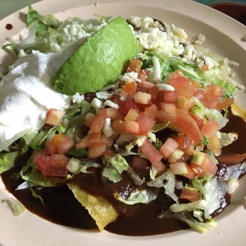 La Pasadita - Cheese enchiladas with red mole - Mexican Near Me - Gainesville, Florida