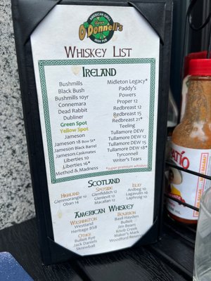 Photo of Shawn O'Donnell's American Grill & Irish Pub - Seattle, WA, US. Great choice of whiskey. Whatever you prefer. Jessica behind the bar is the best.  She's what every establishment needs. Personable and fun