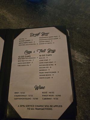 Menu photo 2 Antone's Nightclub Austin, TX Menu photo 2 Antone's Nightclub Austin, TX