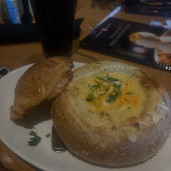 BJ's Restaurant & Brewhouse - Broccoli cheese bread bowl yummm BJ's Brewhouse Bowl - New American Near Me - North Las Vegas, Nevada BJ's Restaurant & Brewhouse - Broccoli cheese bread bowl yummm BJ's Brewhouse Bowl - New American Near Me - North Las Vegas, Nevada