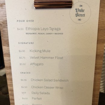 Square One Coffee - Additional items not on the regular menu - Coffee & Tea Near Me - Lancaster, Pennsylvania