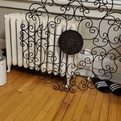 Habitat for Humanity ReStore - This is heavy solid metal. It would be awesome on a fence or house. I couldn't pass it up for 20$.