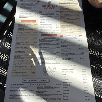 Brunch Point - Menu - Breakfast & Brunch Near Me - Vista, California