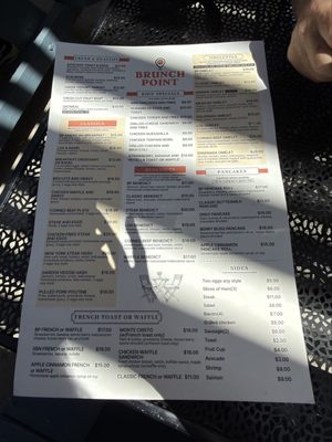 Menu photo 5 Brunch Point Vista, CA