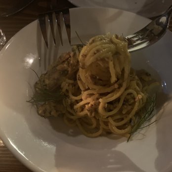 Il Nido - Sardines Spaghetti (aka tuna casserole) - Italian Near Me - Seattle, Washington Il Nido - Sardines Spaghetti (aka tuna casserole) - Italian Near Me - Seattle, Washington