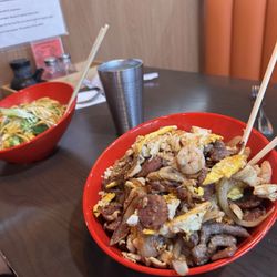 Super Bowl Mongolian grill and Sushi
