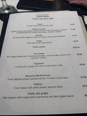 Menu photo 4 Cucina Paradiso Petaluma, CA Menu photo 4 Cucina Paradiso Petaluma, CA