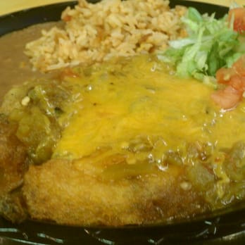 Garcia's Kitchen - Chile Rellenos with green - New Mexican Cuisine Near Me - Albuquerque, New Mexico