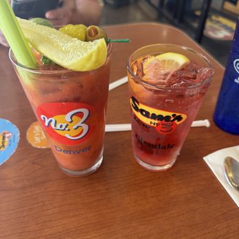 Sam's No 3 - Transfusion drink and spicy Bloody Mary - Breakfast & Brunch Near Me - Denver, Colorado Sam's No 3 - Transfusion drink and spicy Bloody Mary - Breakfast & Brunch Near Me - Denver, Colorado