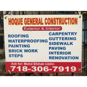Hoque General Construction - Waterproofing Near Me - Brooklyn, New York