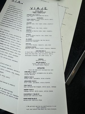 Menu photo 3 Viaje Long Beach, CA