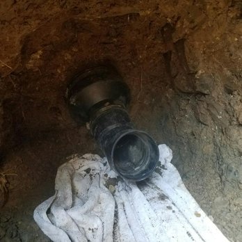 Beach Plumbing - Richard and his crew dug 8' 6" to reach the break in my pipe which extended to the sewer main - Plumbing Near Me - Long Beach, California