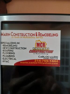 Marin Remodeling And Construction