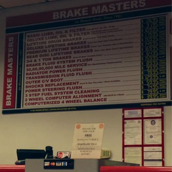 Brake Masters - Prices as of 01/29/14 - Auto Repair Near Me - Las Vegas, Nevada