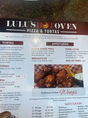 Menu photo 1 Lulu's Hot Oven South Jordan, UT