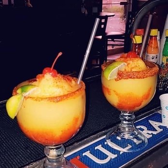 The Toucan Lounge - two cocktails on a bar - Lounges Near Me - Brownsville, Texas