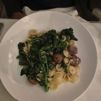 Augustinos kitchen and bar - orecchiette with brocolli rabe and sausage - Italian Near Me - Hoboken, New Jersey Augustinos kitchen and bar - orecchiette with brocolli rabe and sausage - Italian Near Me - Hoboken, New Jersey