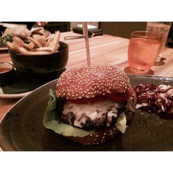 Parallel 37 - House ground burger w/fries. - New American Near Me - San Francisco, California Parallel 37 - House ground burger w/fries. - New American Near Me - San Francisco, California