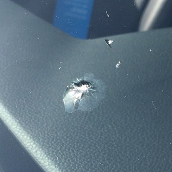 Glass First Aid - Before - Windshield Installation & Repair Near Me