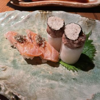Zuma - Salmon Nigiri Torched, Wagyu Beef Sushi - Japanese Near Me - Las Vegas, Nevada Zuma - Salmon Nigiri Torched, Wagyu Beef Sushi - Japanese Near Me - Las Vegas, Nevada