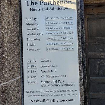 Centennial Park - Hours of the museum - Parks Near Me - Nashville, Tennessee Centennial Park - Hours of the museum - Parks Near Me - Nashville, Tennessee