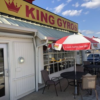 King Gyros  - KG - Casual dining inside or on the patio - Greek Near Me - Mooresville, Indiana