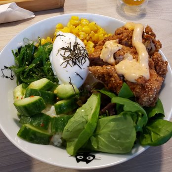 A Corner Cafe - chicken rice bowl - Cafes Near Me - Markham, Ontario