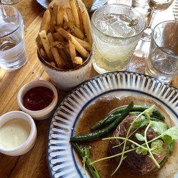 Firefly - Steak Frites and Mezcal cocktail - New American Near Me - Studio City, California