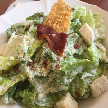 Cafe Noelle - Caesar salad with soft croutons, bacon and cheese crisp weren't crispy and lettuce limp. - Desserts Near Me - Angeles City, PAM