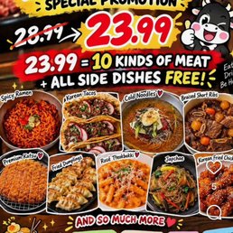 Special menu pricing