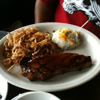 Dave & Buster's Ala Moana - Black jack new york steak medium rare w/ frazzled onions and loaded mashed potatoes! - Arcades Near Me - Honolulu, Hawaii Dave & Buster's Ala Moana - Black jack new york steak medium rare w/ frazzled onions and loaded mashed potatoes! - Arcades Near Me - Honolulu, Hawaii